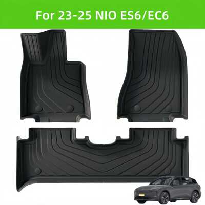 For 23-25 NIO ES6/EC6 TPE 3D car floor mats/Rear Trunk Mat
