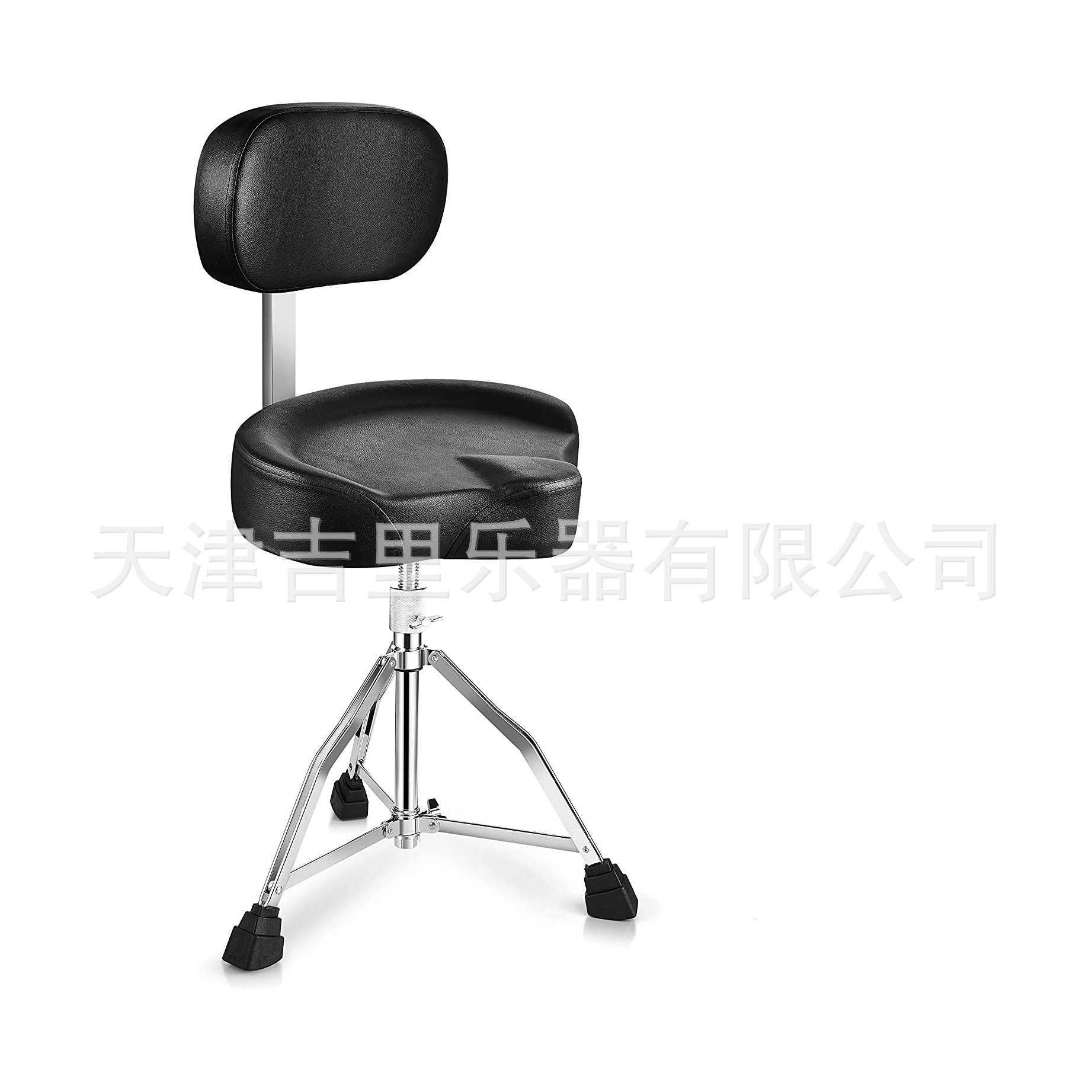 架子鼓鼓凳马鞍面28管径爵士鼓凳子靠背鼓凳高档凳加粗可升降