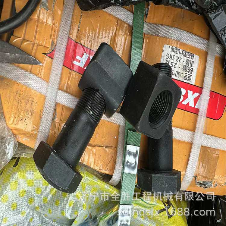 CAT385挖掘机履带板螺丝 引导轮 驱动齿 涨紧油缸总成