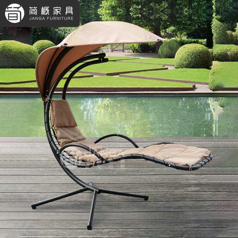 定制户外花园秋千吊椅别墅露台庭院懒人遮阳躺椅室内悬挂吊床家具