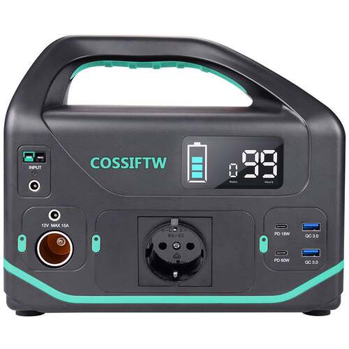 500W Output Power Station 150000 mAh LED Solar Power Generat