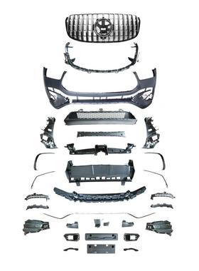 适用于奔驰GLS包围GLS53改装保险杠24款老改新x167车身套件