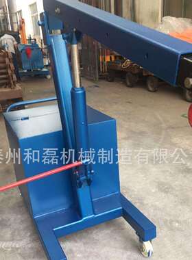 和磊FPD-2T手动液压小吊车 配重式液压小吊车 手动旋转折臂吊