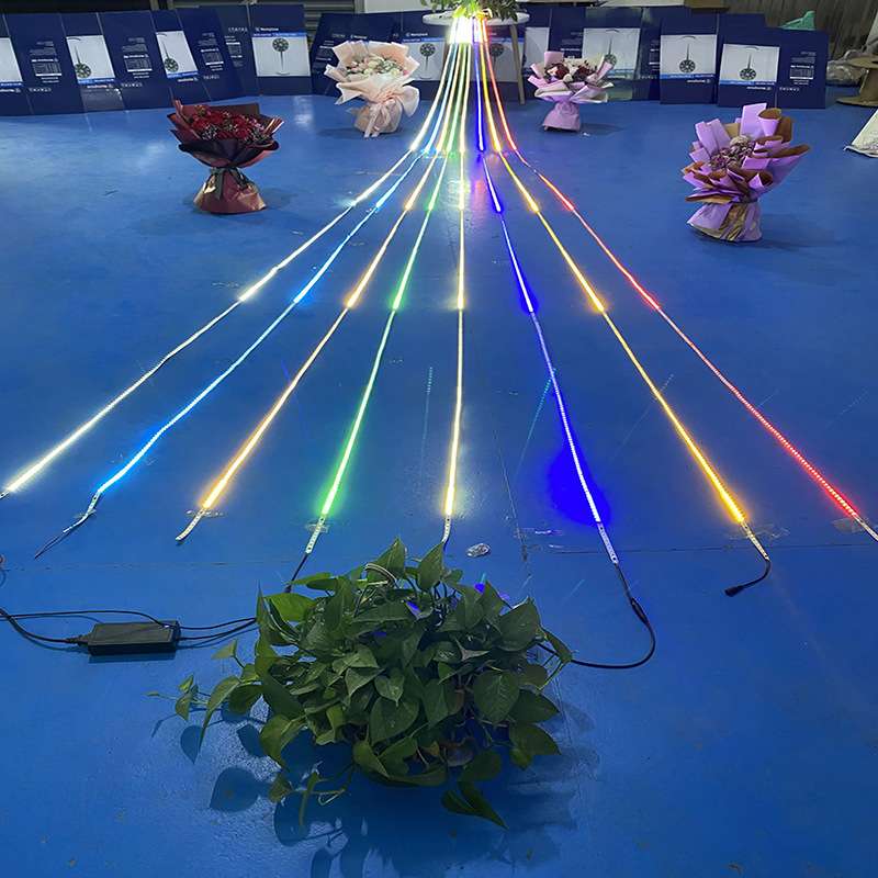 14声控led灯带酒吧KTV动感单车全彩流水编程12V背景幻彩跑马灯条