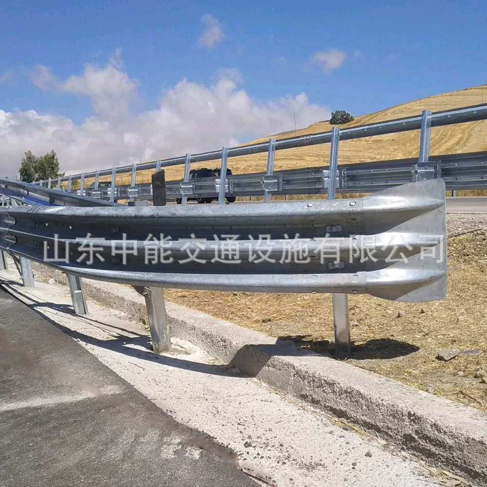 公路防撞护栏板端头  喷塑热镀锌高速波形护栏端头 鱼尾端头
