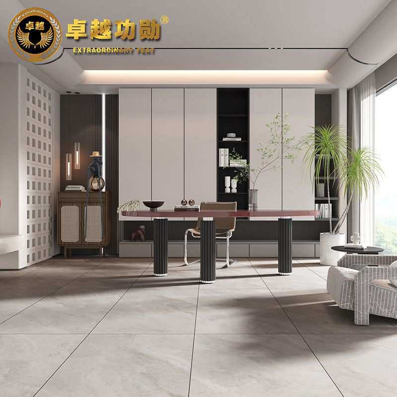 750x1500柔抛柔光通体大理石瓷砖质感客餐厅厨房卫生间地板砖