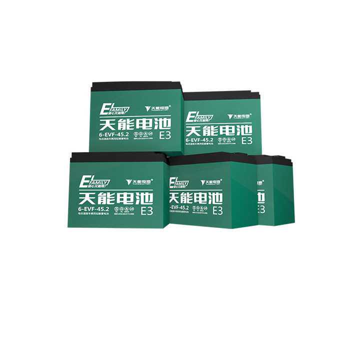 天能电动车蓄电池6-EVF-45AH石墨烯铅酸动力48V60V三轮电动车电瓶
