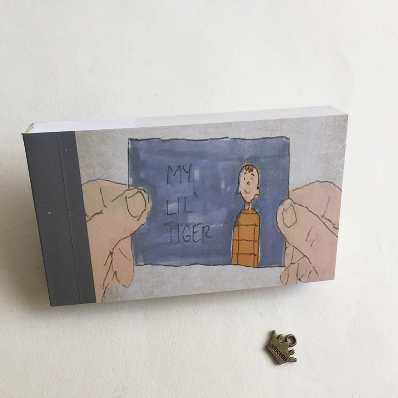 新品创意新奇卡通动画diy 定制手翻书送女朋友男孩儿童节生日礼物