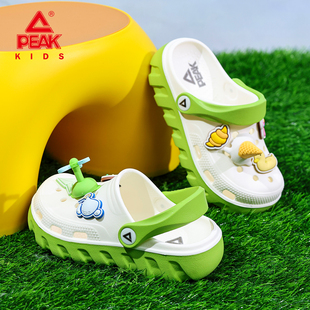 匹克儿童洞洞鞋夏季男童户外拖鞋新款女童外穿防滑凉鞋2026沙滩鞋