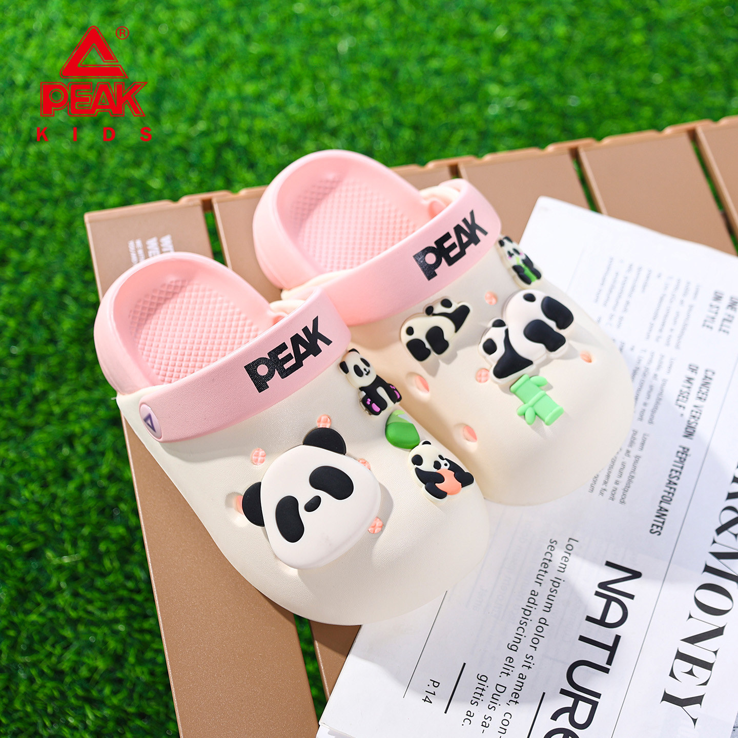 匹克儿童洞洞鞋女童夏季外穿软底防滑沙滩凉鞋2026新款男童拖鞋