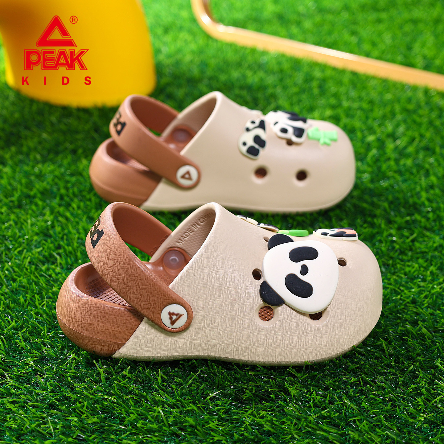 匹克儿童洞洞鞋夏季男童沙滩外穿凉鞋2026新款女童软底防滑拖鞋