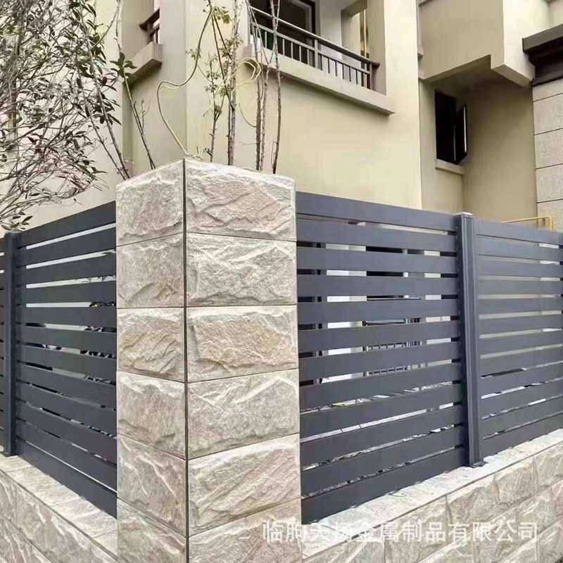 铝合金护栏 别墅院墙小区铝合金隔离护栏 花园阳台防护围栏栅栏