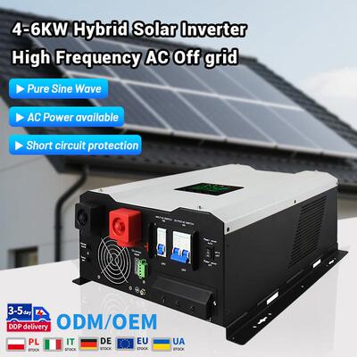 Solar Hybrid Inverter 4KW 6KW Pure Sine Wave Power Inverter