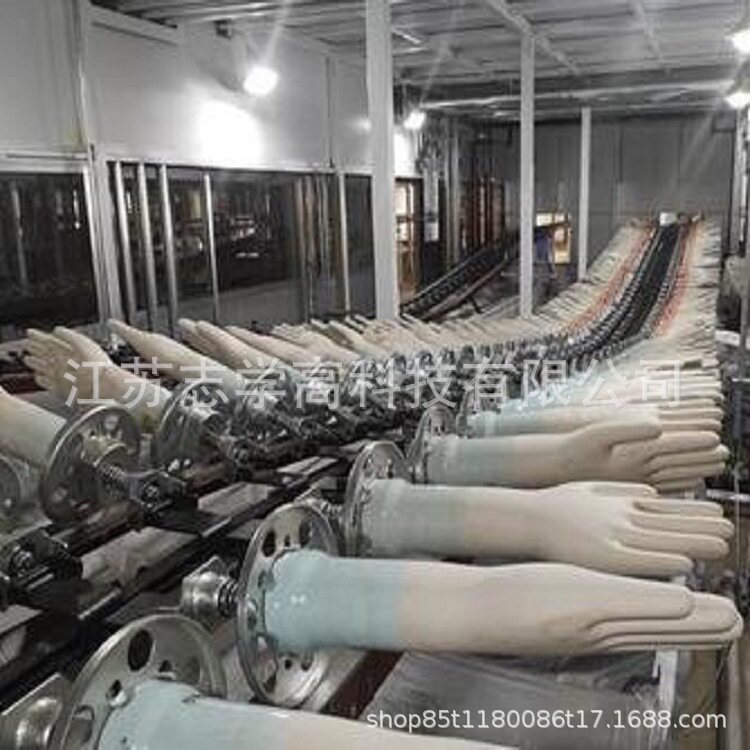 全自动乳胶手套生产线 生产设备 一次性丁晴手套机