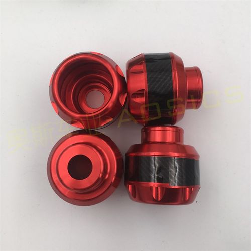 永源枭风N19大蟒蛇摩托车保险杠防摔胶头配件宝雕幻影Z1000防摔球