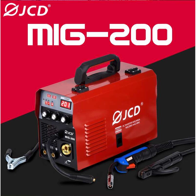MIG200手提式无气二保焊机电焊机直流氩弧焊机三用机焊接机便携