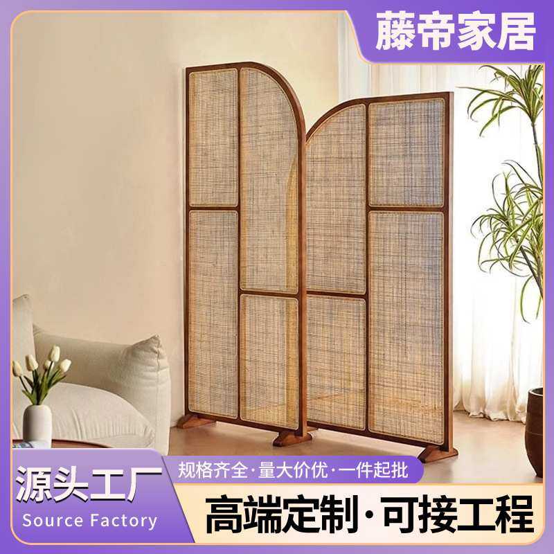 日式实木藤编屏风组合小户型客厅创意隔墙可移动新中式禅意座屏,模玩/动漫/周边/娃圈三坑/桌游,模型制作工具/辅料耗材,淘宝优惠券,粉丝福利购,淘宝优惠卷