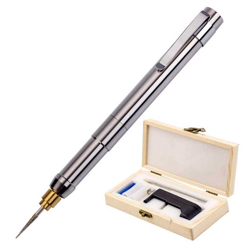 3303充电式微型雕刻笔迷你微雕核雕玉雕打标刻字笔美甲打磨机钢笔