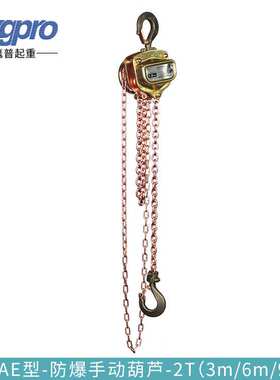 鹰普防爆手拉葫芦 MSAE型防爆手拉葫芦 BT3  3m 6m 9m防爆葫芦