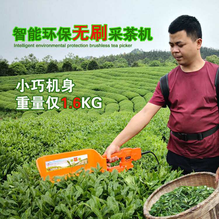 采茶机 小型迷你收割电动采茶机茶叶茶 单手便携式充电式摘茶机