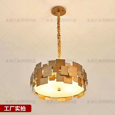 后现代客奢轻厅吊灯金色卧锈钢餐厅不室吊灯别墅样板房设计师用灯