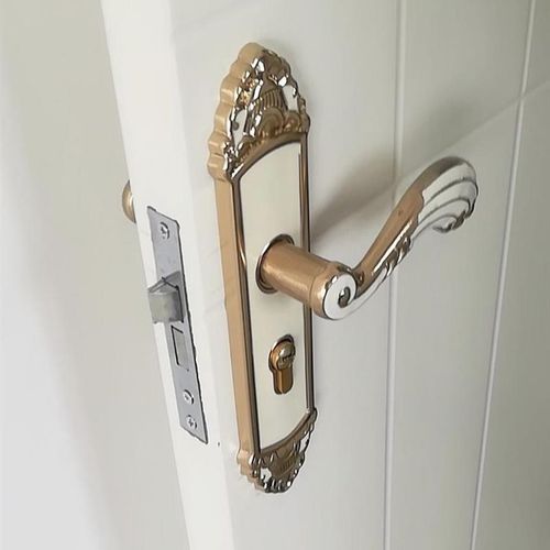 欧式房门锁把手50孔距锁具通用型家用室内卧室锁实木门简约静音.