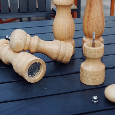 原木质 胡椒磨 手动胡椒磨器 胡椒粉研磨器 黑胡椒研磨器