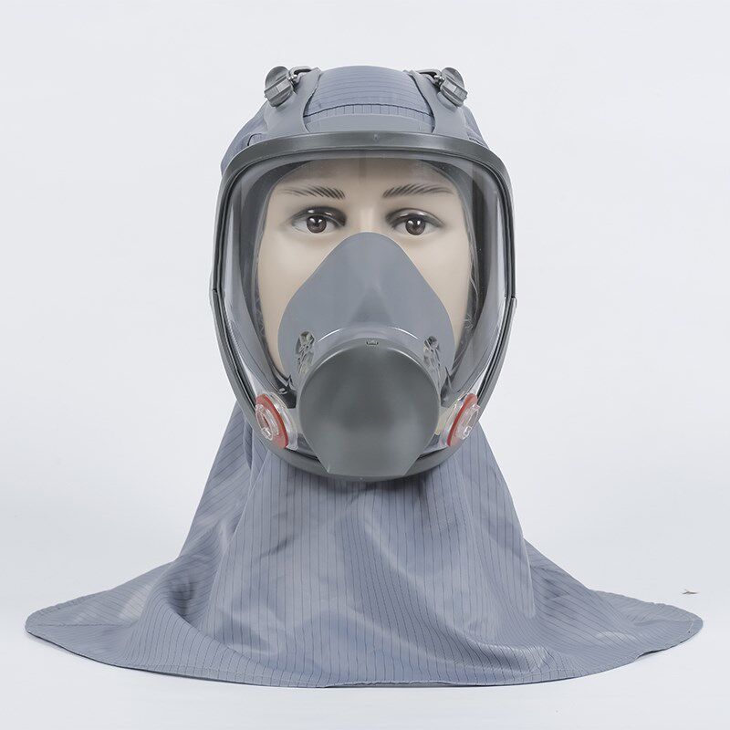 防尘头防防工业粉尘颗粒喷物漆打磨罩毒面具防异味一体式防毒面罩