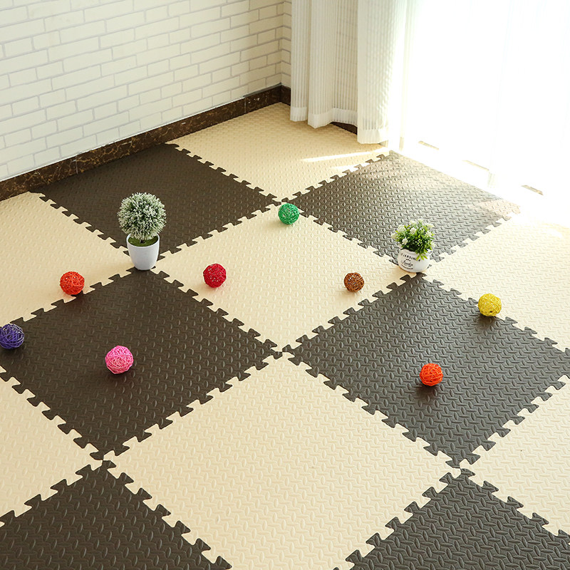 加厚防水拼接式泡沫地垫 塑舍铺地板垫子大号60X60拼图爬行垫宿料