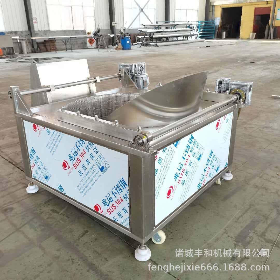 全自动油炸机厂家自动出料自动上料油炸机油豆腐泡油炸机