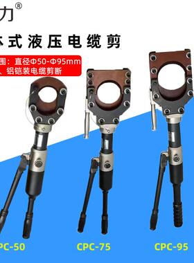 巨琥整体式液压电缆剪CPC系列手动液压线缆切刀剪断铜铝铠装电缆