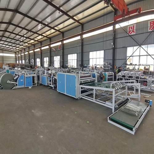 PP编织袋制袋机厂家直供编织袋切缝一体机全自动切缝印一体机