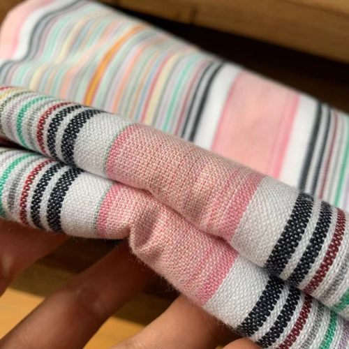 刘大姐家 处理尾货!纯棉老粗布条纹床单 1.5m床睡单 200*230cm