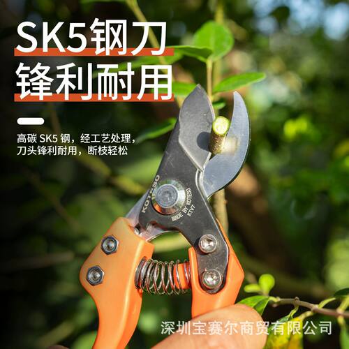 KOTESO老人头KTV7园艺剪刀剪枝家用修剪树枝果树修枝剪花艺花枝剪