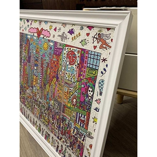 J6DA实木拼图框1000片大相框挂墙500装裱复古画框3002000拼图裱框