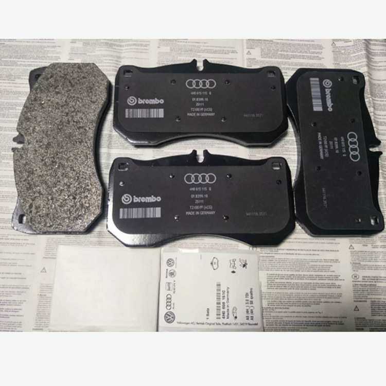 适用于新款奥迪A8高端进口陶瓷芳纶前刹车片刹车皮