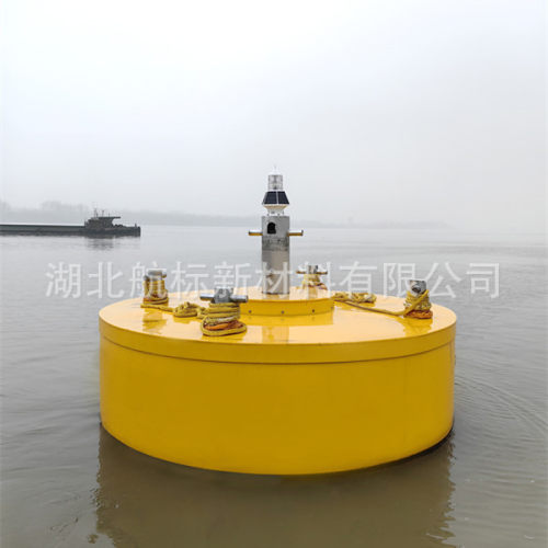 航道设施浮标浮船超高分子量聚乙烯钢制浮标一体化航标灯助航警示