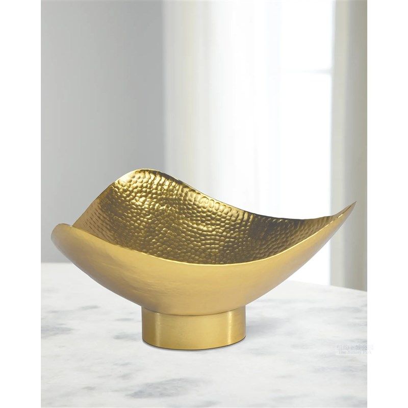 现 纽约下城公园进口金谭映月锻打不规则装饰碗果碗桌面摆件,家居饰品,桌面摆件,淘宝优惠券,粉丝福利购,淘宝优惠卷