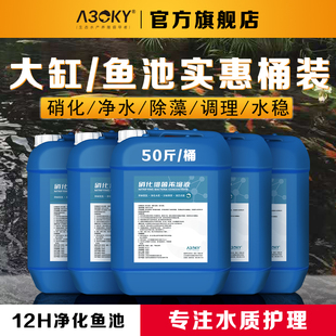 硝化细菌鱼缸用消化细菌液活菌锦鲤鱼池净化水质清澈剂养鱼净水剂