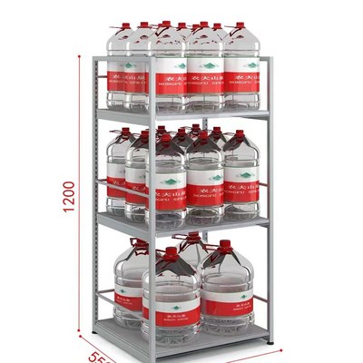 美宜佳超市便利店士多零食店瓶装水三层促销堆头架移动拆装可折叠