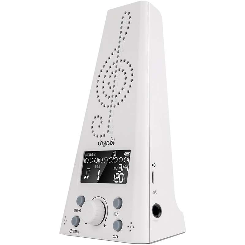 CHERUB小天使WMT230充电电子节拍器调音器钢琴吉他古筝提琴节奏器