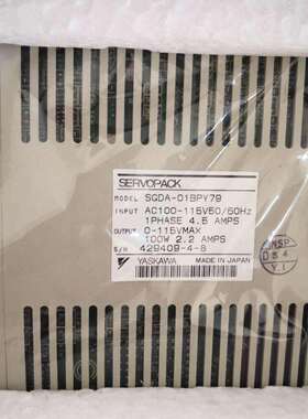 安川伺服SGDA-A5APSGDA-01BPY79SEDA-01ASSGDE-02BPSGDE-04AP