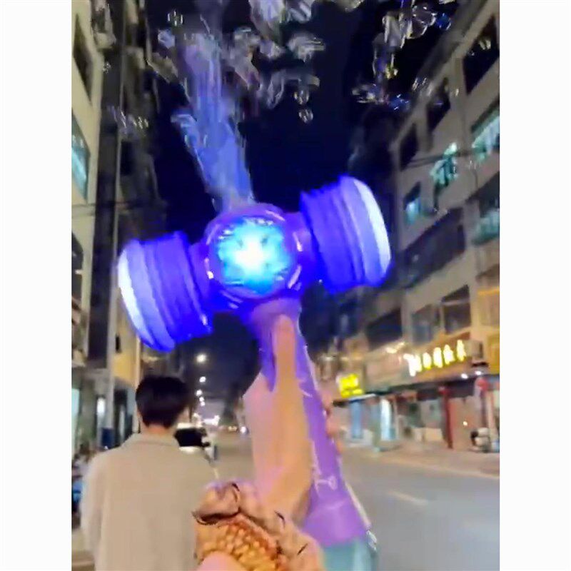 法棒儿童手公仙泡爱心持主发光锤子女泡机魔魔法棒女孩子公主玩具