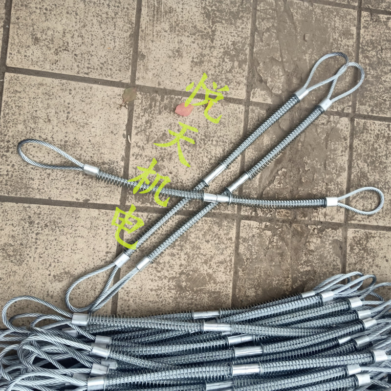 镀锌钢丝304钢丝绳高压防爆拉索链加粗油管保护绳软管护套56810mm