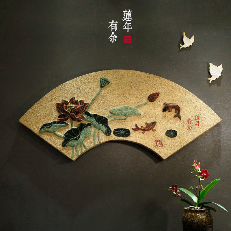景式古典创意壁房墙饰楼梯书挂玄关茶楼会所装饰品背中墙壁饰挂件
