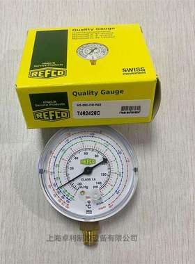 REFCO瑞士威科单表头M2-250-DS-R22/M2-500-DS-R22冷媒单表雪种表