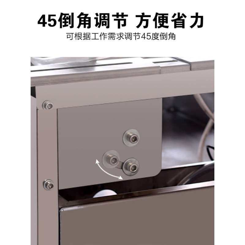 瓷砖倒角机45度高精度台式无尘碰磨边角一体岩板磁砖斜切割机
