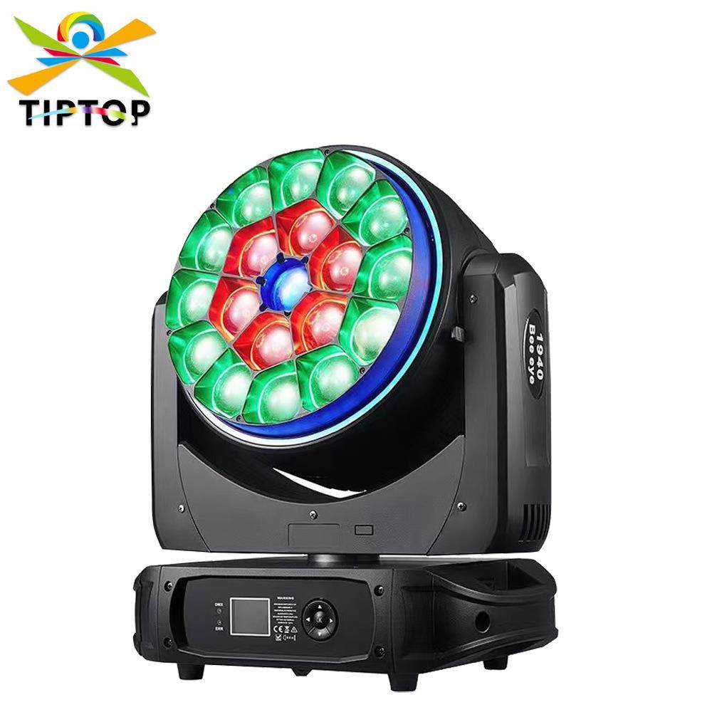 19颗40瓦调焦蜂眼LED摇头灯光束染色二合一透镜旋转带RGB跑马光圈,模玩/动漫/周边/娃圈三坑/桌游,模型制作工具/辅料耗材,淘宝优惠券,粉丝福利购,淘宝优惠卷