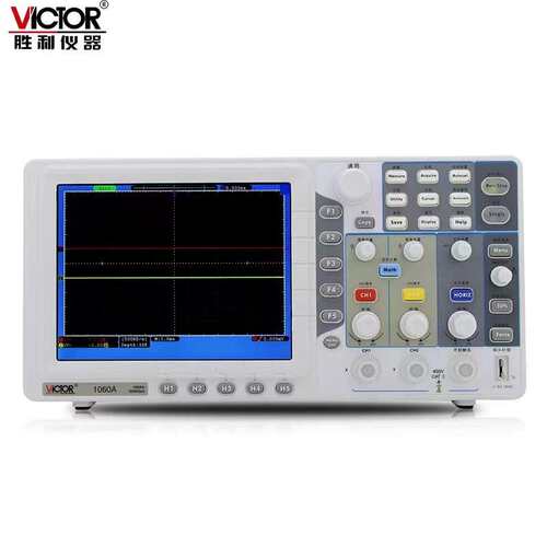 VICTOR胜利彩屏数字储存双通道数字示波表VC1060A/1100S/1200S