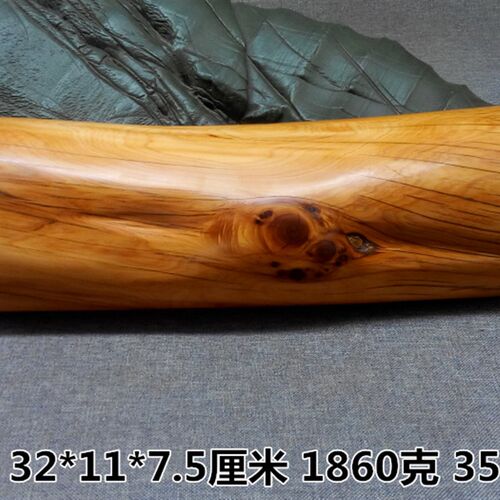 太行崖柏陈化料枕头 木枕 颈椎枕 手工打磨实木枕头 闻香安神助眠